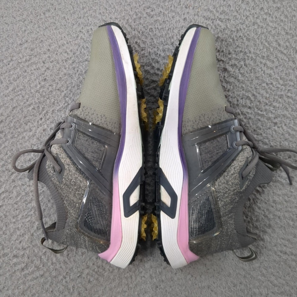 FootJoy HyperFlex Golf Shoes Womens Size 9 Gray Purple Mesh STRATOFOAM 98168 - Picture 8 of 16